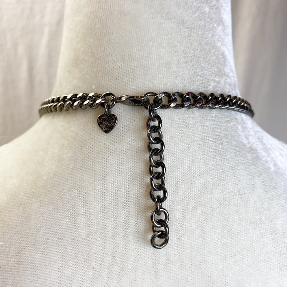 Stella & Dot Hematite Link Chain Necklace - Picture 6 of 10